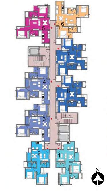  finsbury park Tower 9 Cluster Plan Building 3A Tower 09 For Typical Floor Plan