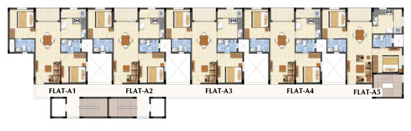  vishrams nest Block 1 Cluster Plan