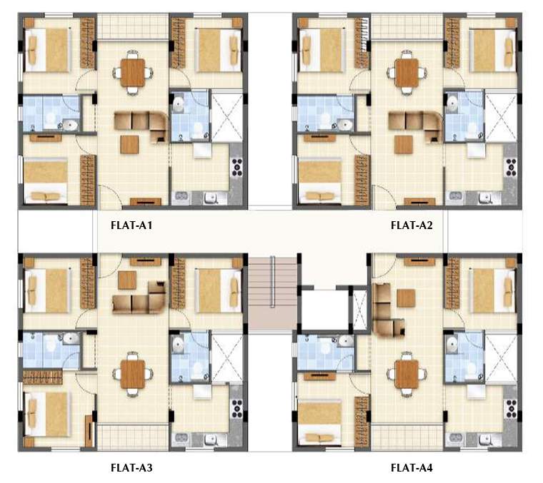  vishrams nest Block 2 Cluster Plan
