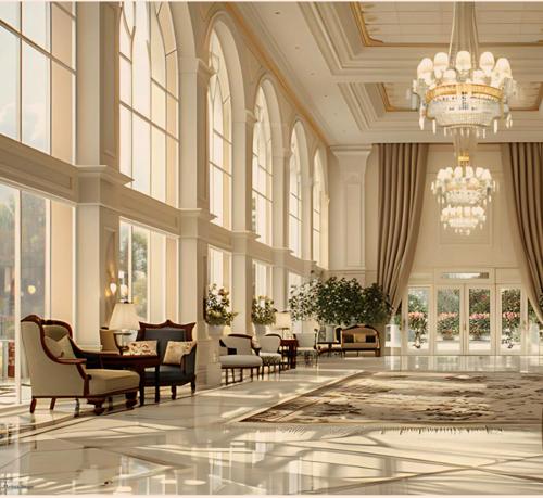 Entrance Lobby kingsbury-lake-island Entrance Lobby