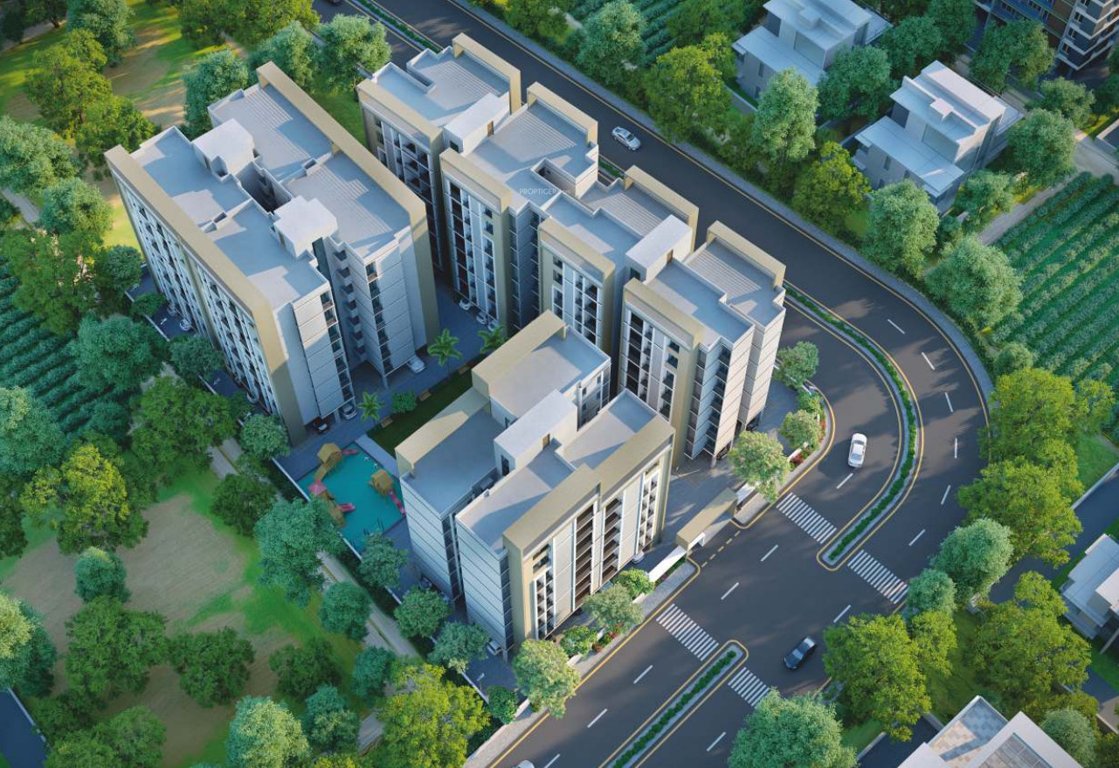 bhavan residency tower a to d Elevation