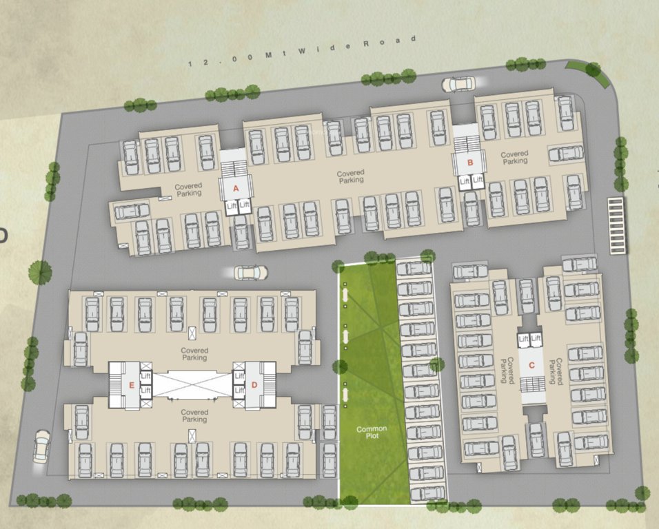 bhavan residency tower a to d Master Plan