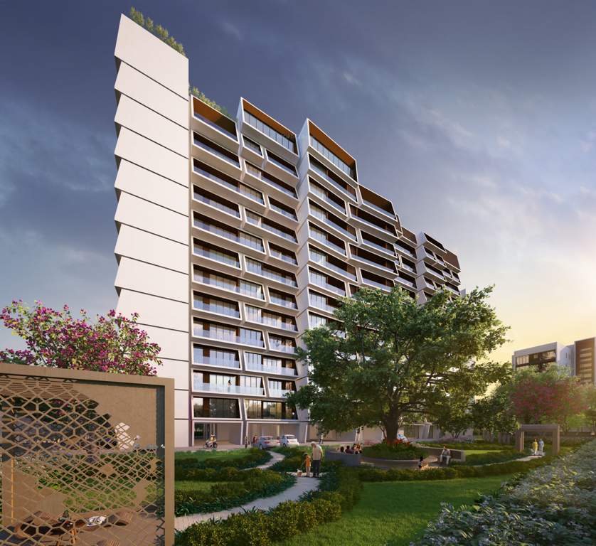  lifestyle towers Landscape Garden and Tree Planting