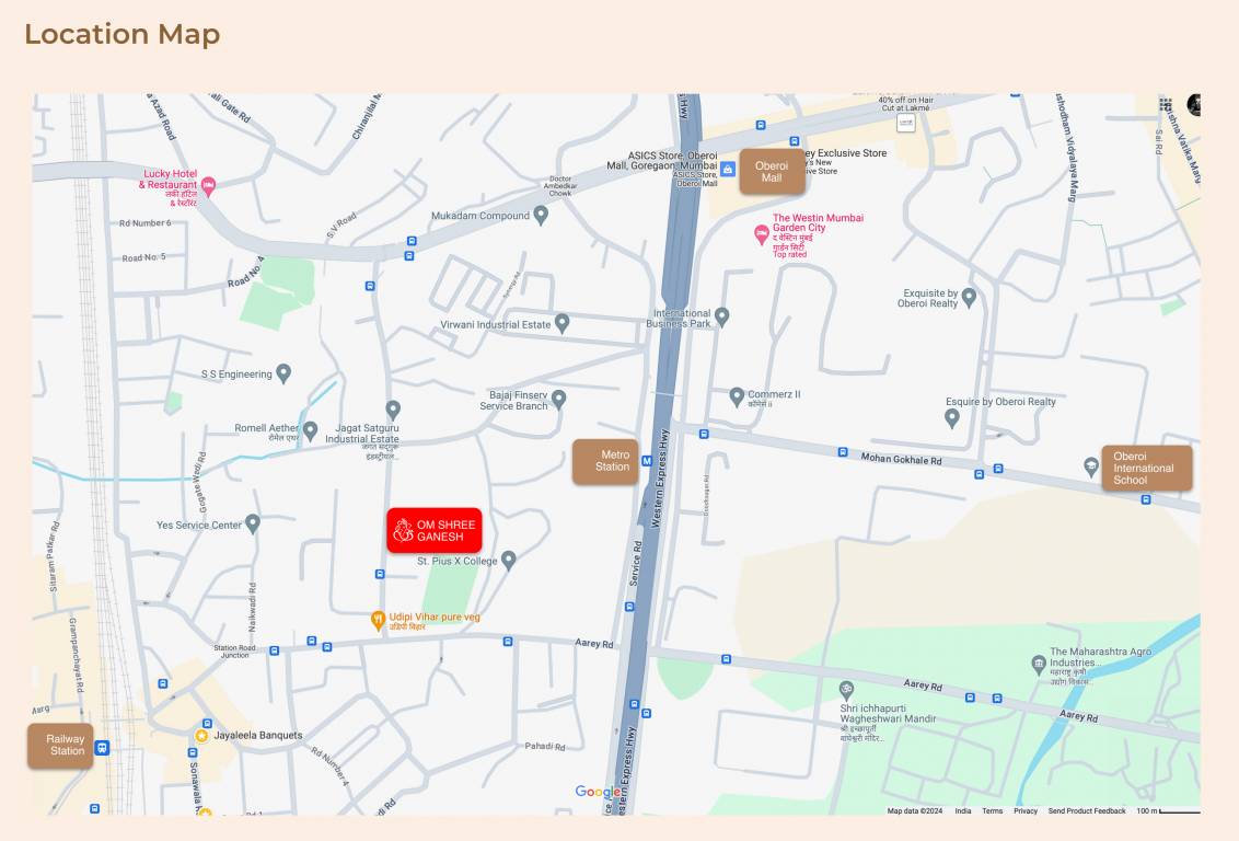  om shree ganesh Location Plan