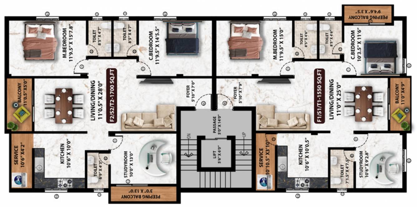  vibrant BLOCK 7 Cluster Plan