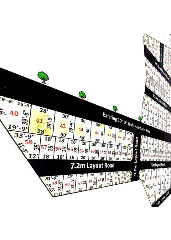  balaji residential town Layout Plan