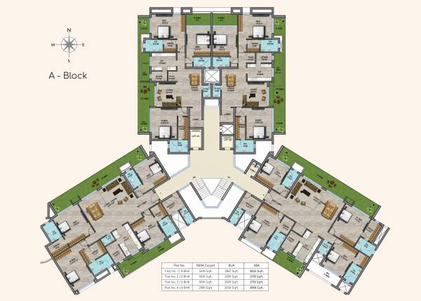  elegance Elegance Block A Cluster Plan