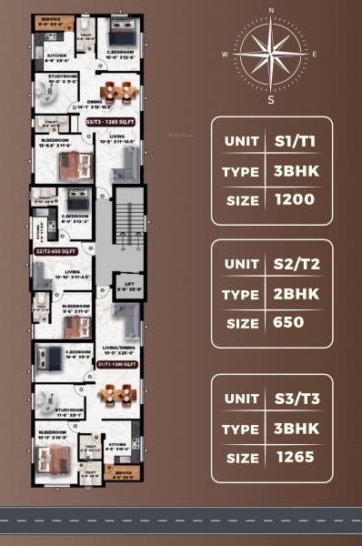  versatile Versatile Cluster Plan from 2nd to 3rd Floor