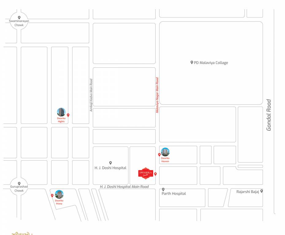 dwarika onella wing a Location Plan