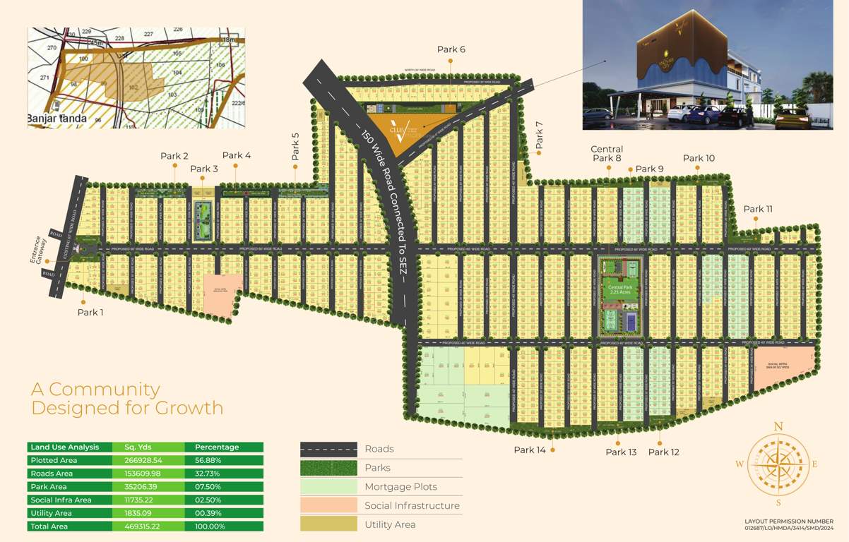  akshita visionary city golden breeze phase 4 Layout Plan