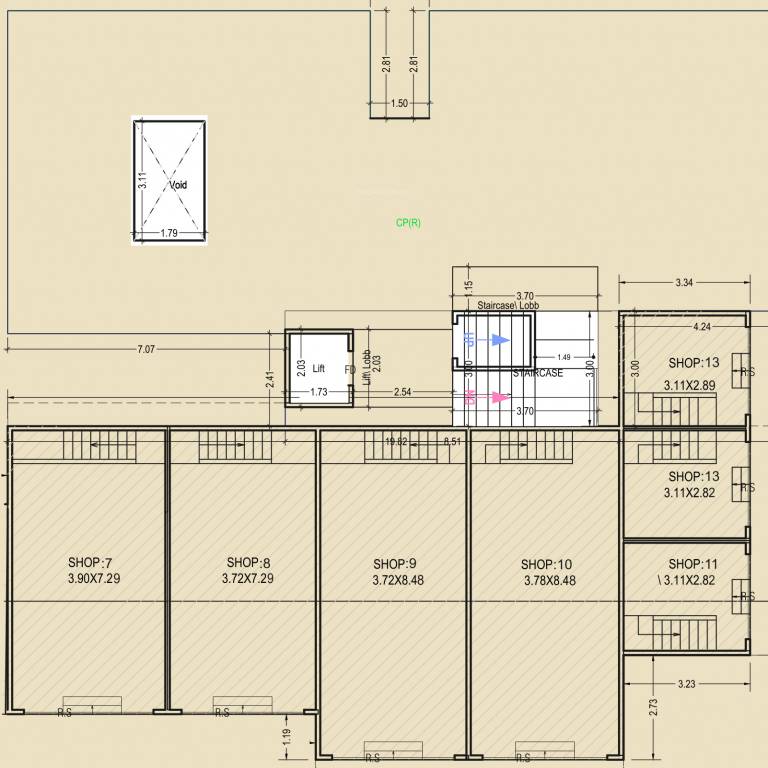 dhanlaxmi avenue phase 1 Tower A Cluster Plan