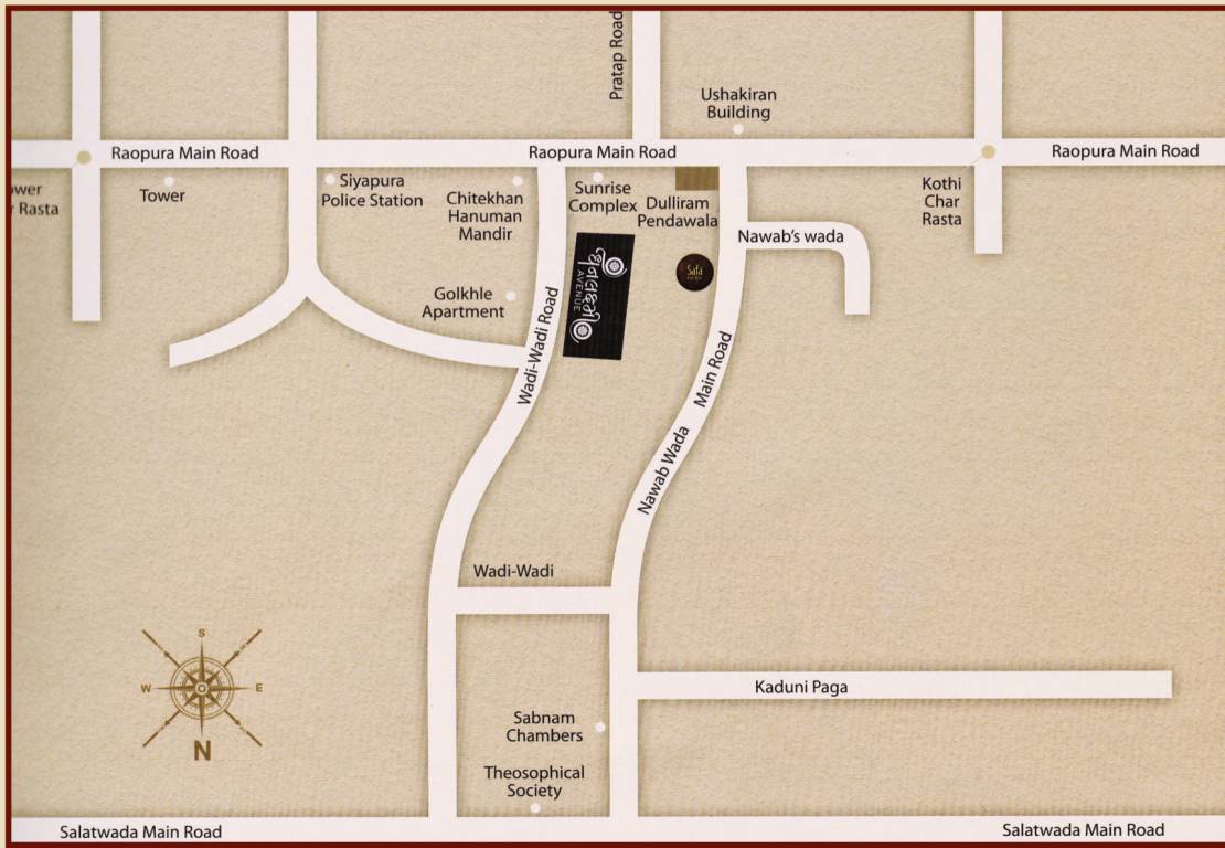  dhanlaxmi avenue phase 1 Location Plan