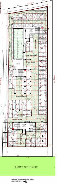  pratham riyom Block A, B, C Basement Cluster Plan