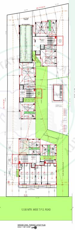  pratham riyom Block A, B, C Ground Cluster Plan