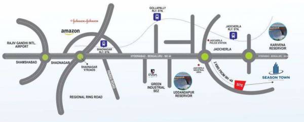  season-town-phase-1 Location Plan