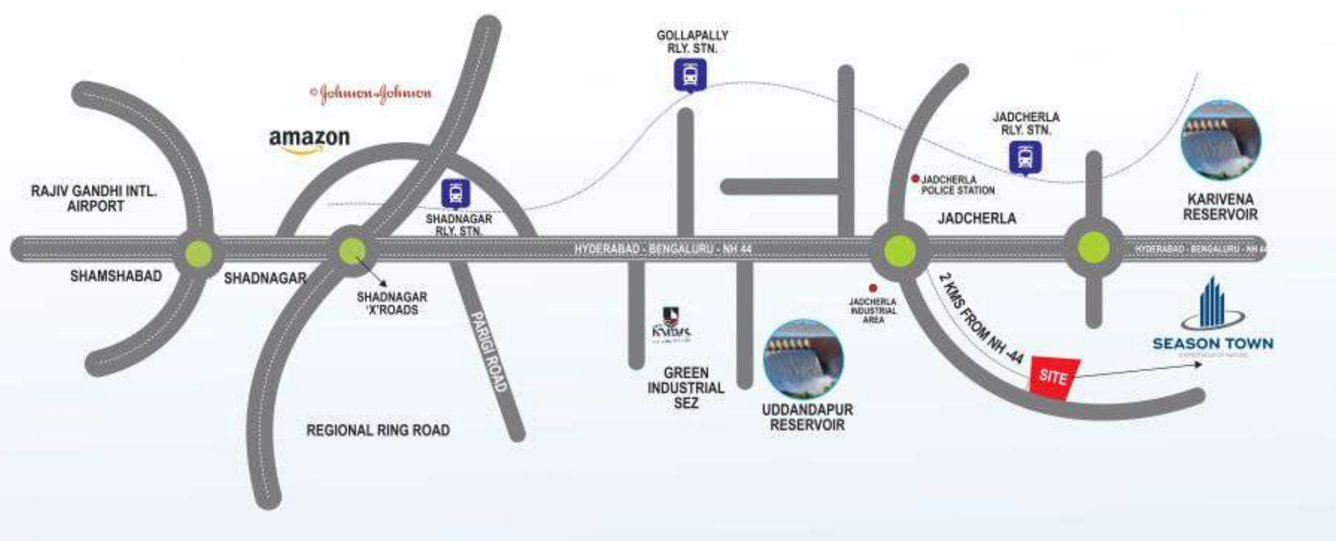 season town phase 1 Location Plan