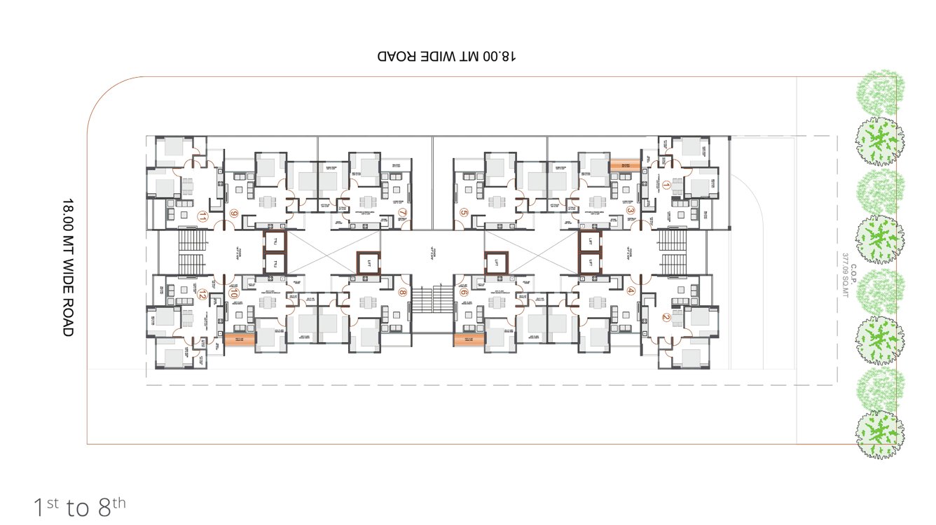  arise phase 2 A Cluster Plan from 1st to 8th Floor