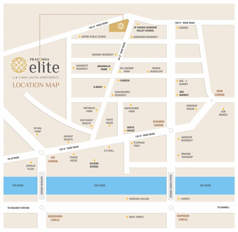  prayosha elitephase 1 Location Plan