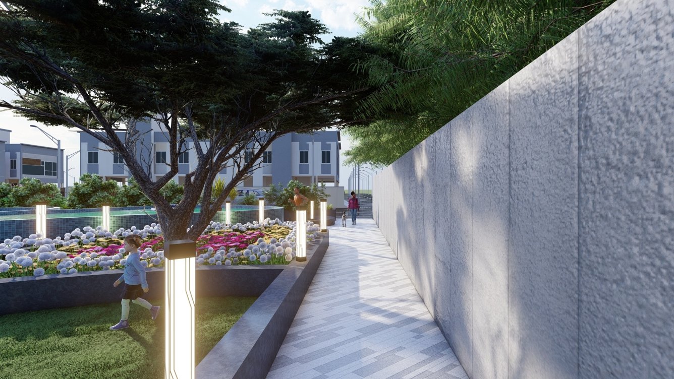  vintage garden Jogging Track