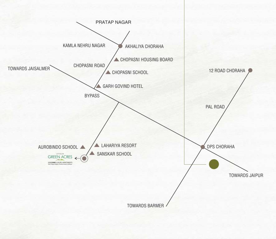 unique apex towers phase 1 Location Plan