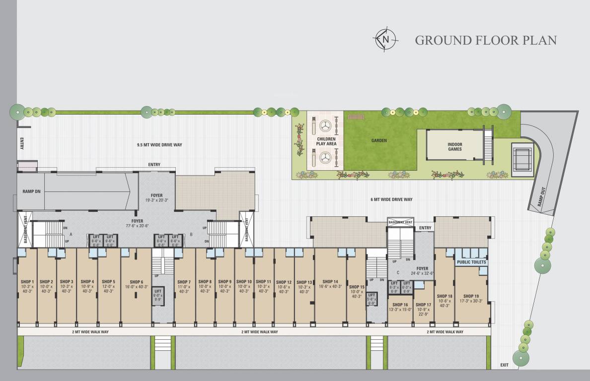  dharti saket heaven phase 2 Tower C Cluster Plan