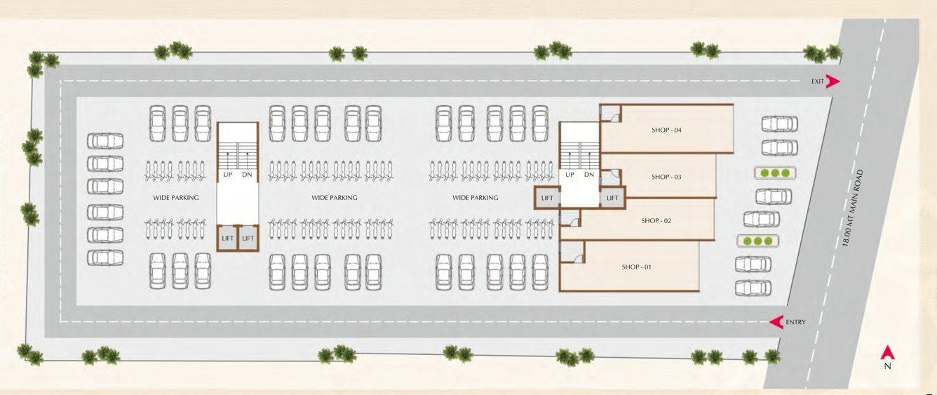 etihad towers phase 2 Layout Plan