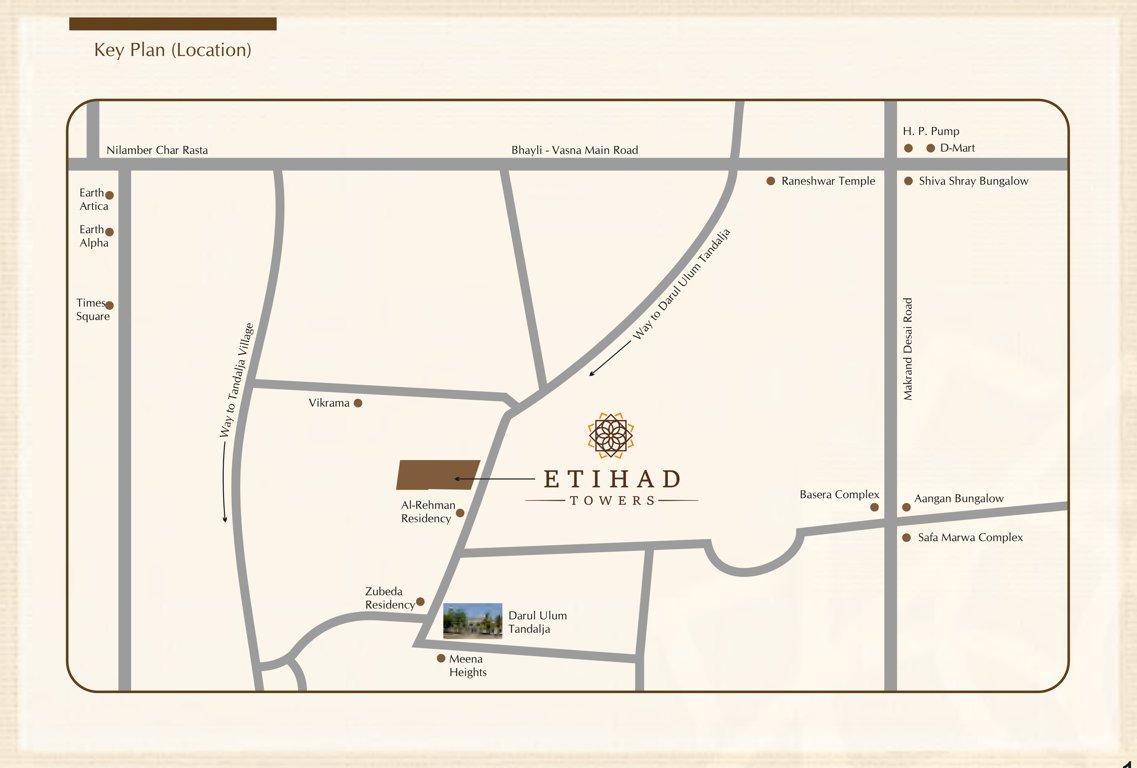 etihad towers phase 2 Location Plan