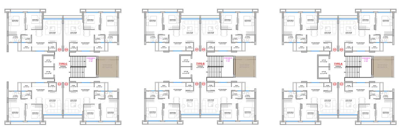  the unity tower Tower A Cluster Plan