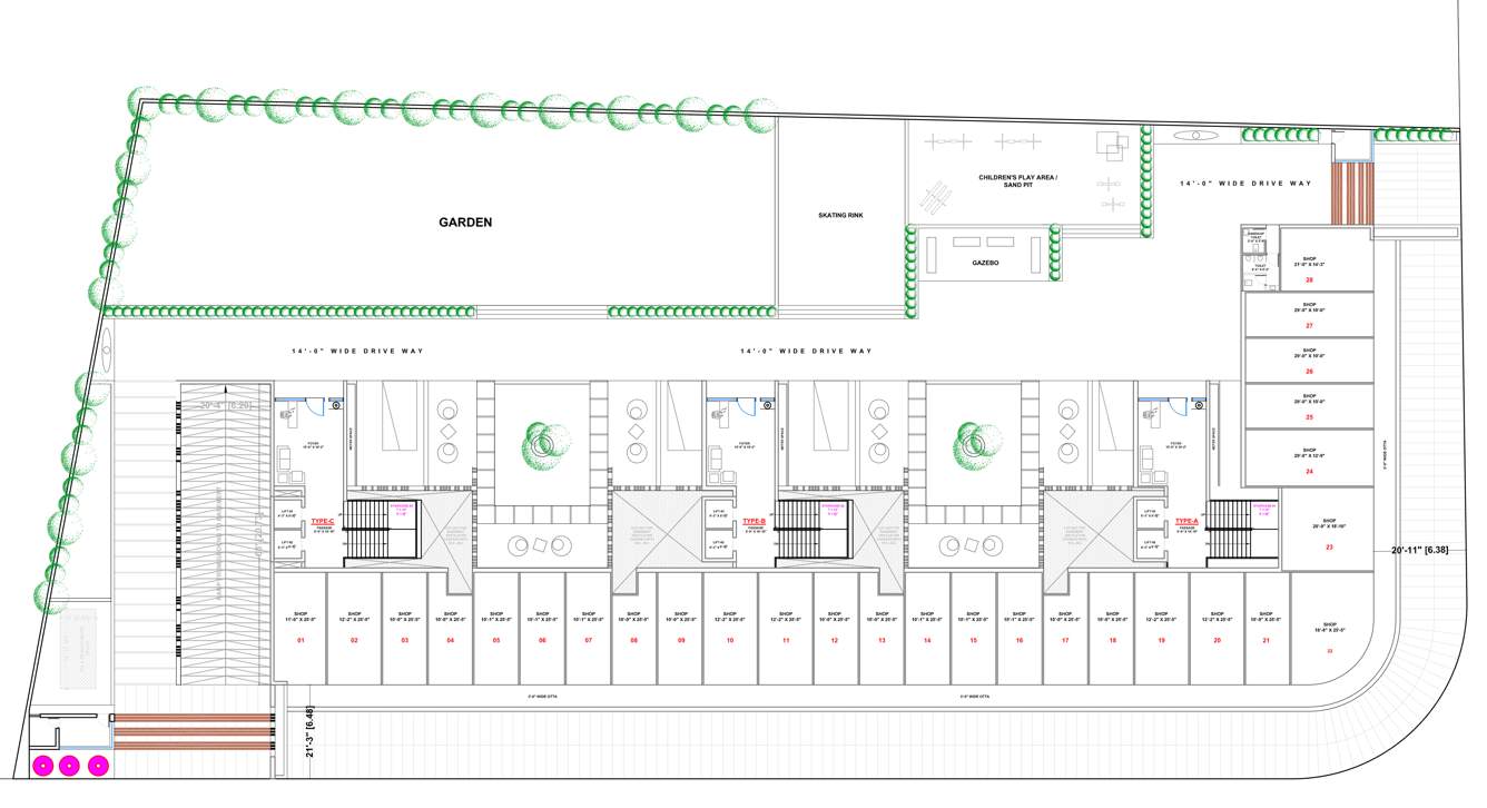  the unity tower Layout Plan