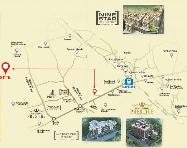  ninestar-crown Location Plan