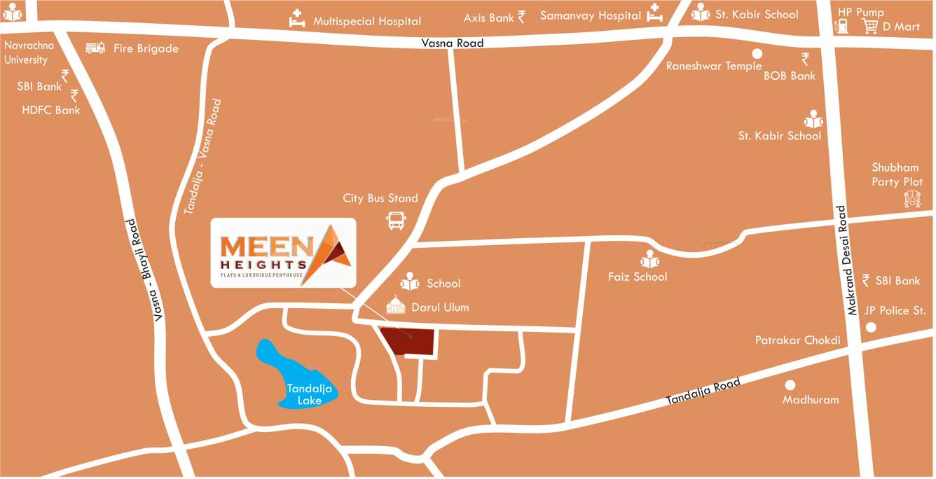  meena heights tower b Location Plan