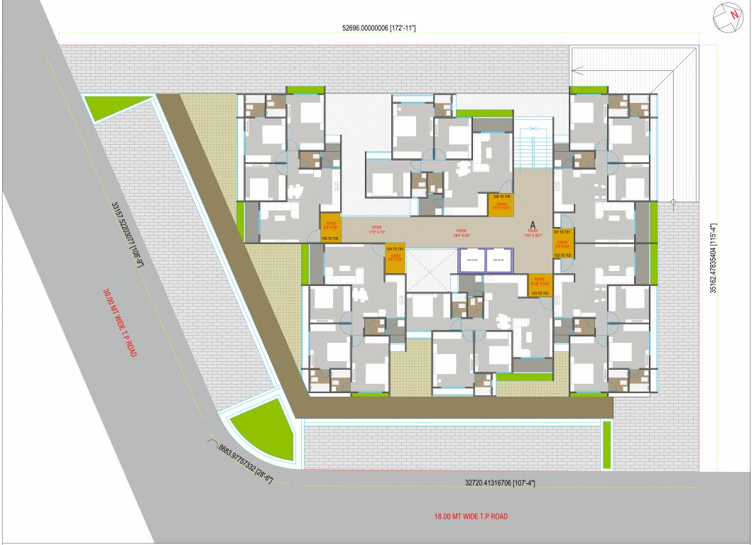  aradhana luxuria Aradhana Luxuria Cluster Plan