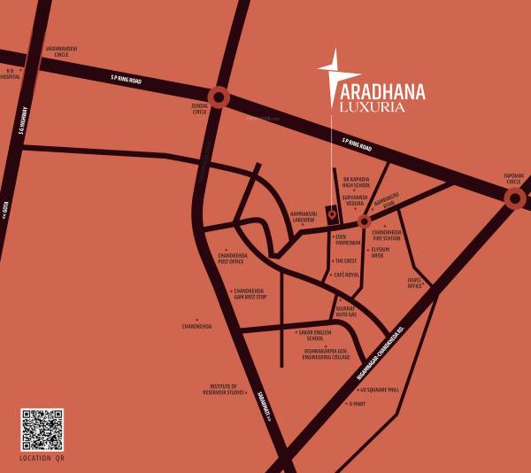  aradhana-luxuria Location Plan
