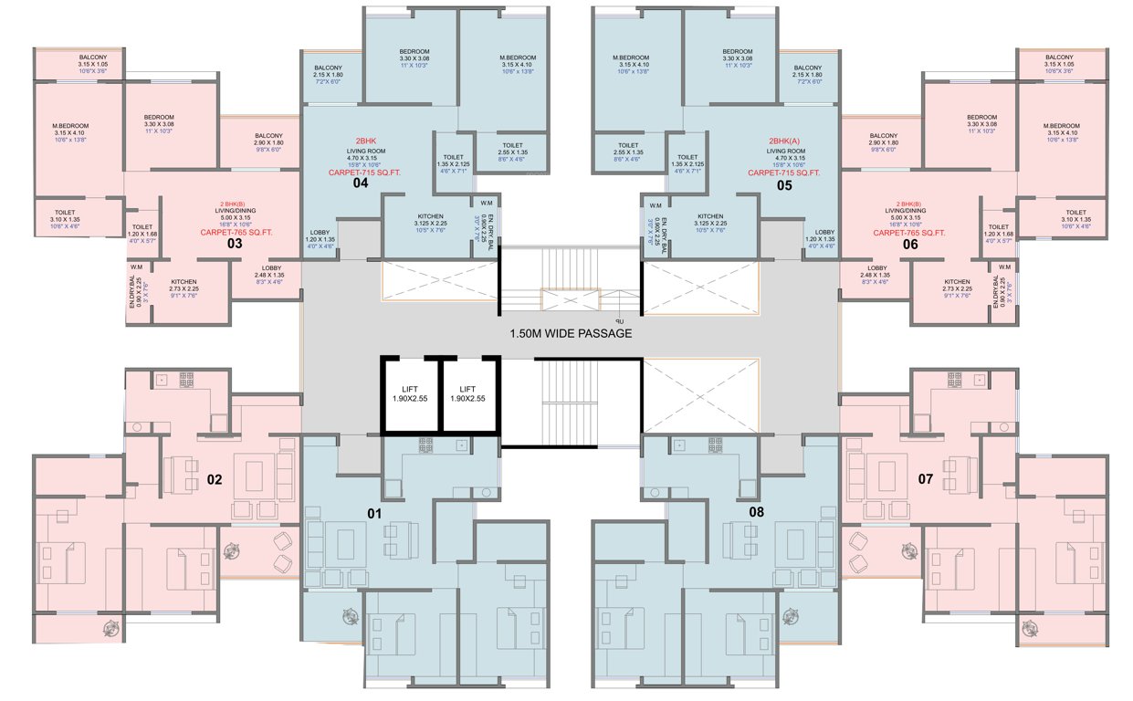  surya skies Cluster Plan