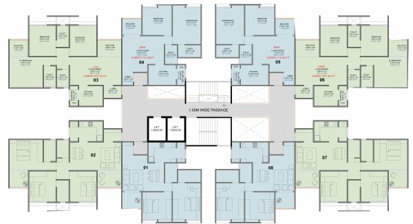  surya-skies Cluster Plan