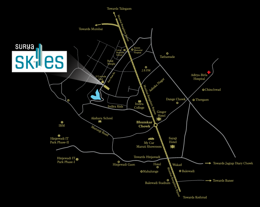  surya skies Location Plan
