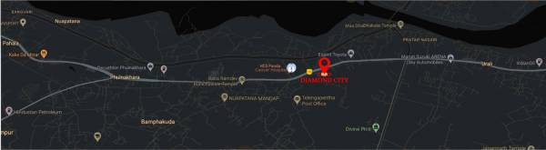  diamond-city-cuttack Location Plan