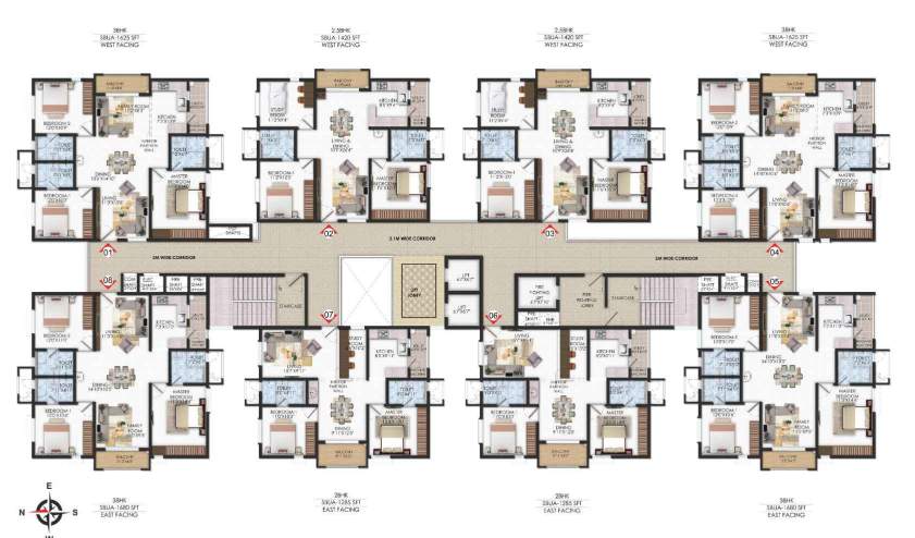 gardens by the brook phase 2 Tower G Cluster Plan