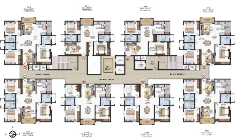 gardens by the brook phase 2 Tower H Cluster Plan