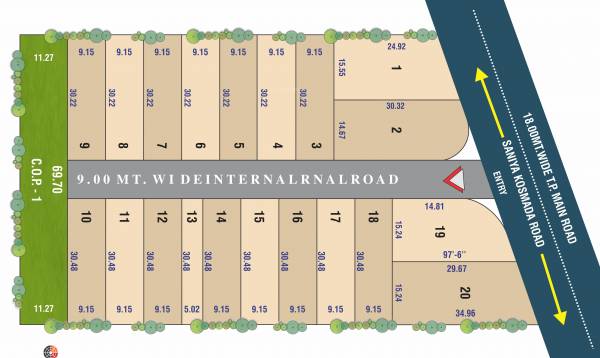 Layout Plan vrunda-embrow-park-phase-1 Layout Plan