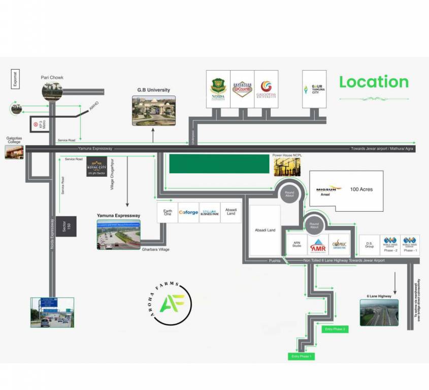  aroha farms Location Plan
