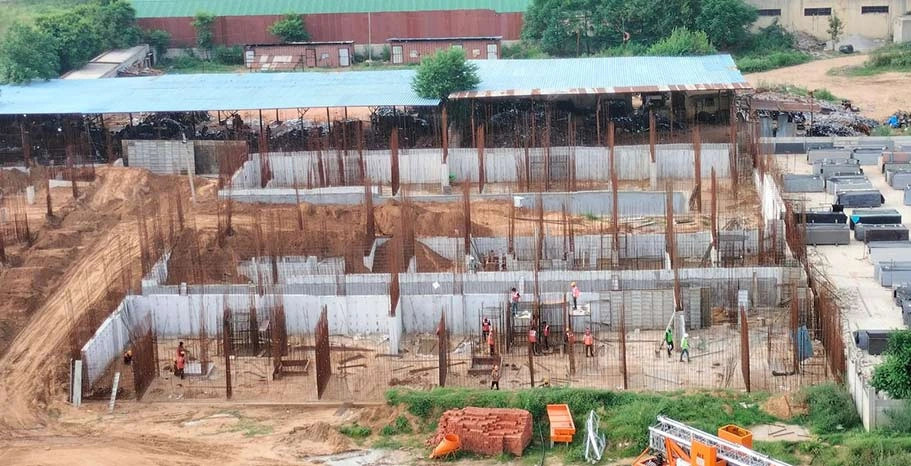  blissville Construction Status Apr 25