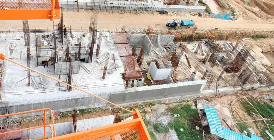  blissville Construction Status Apr 25