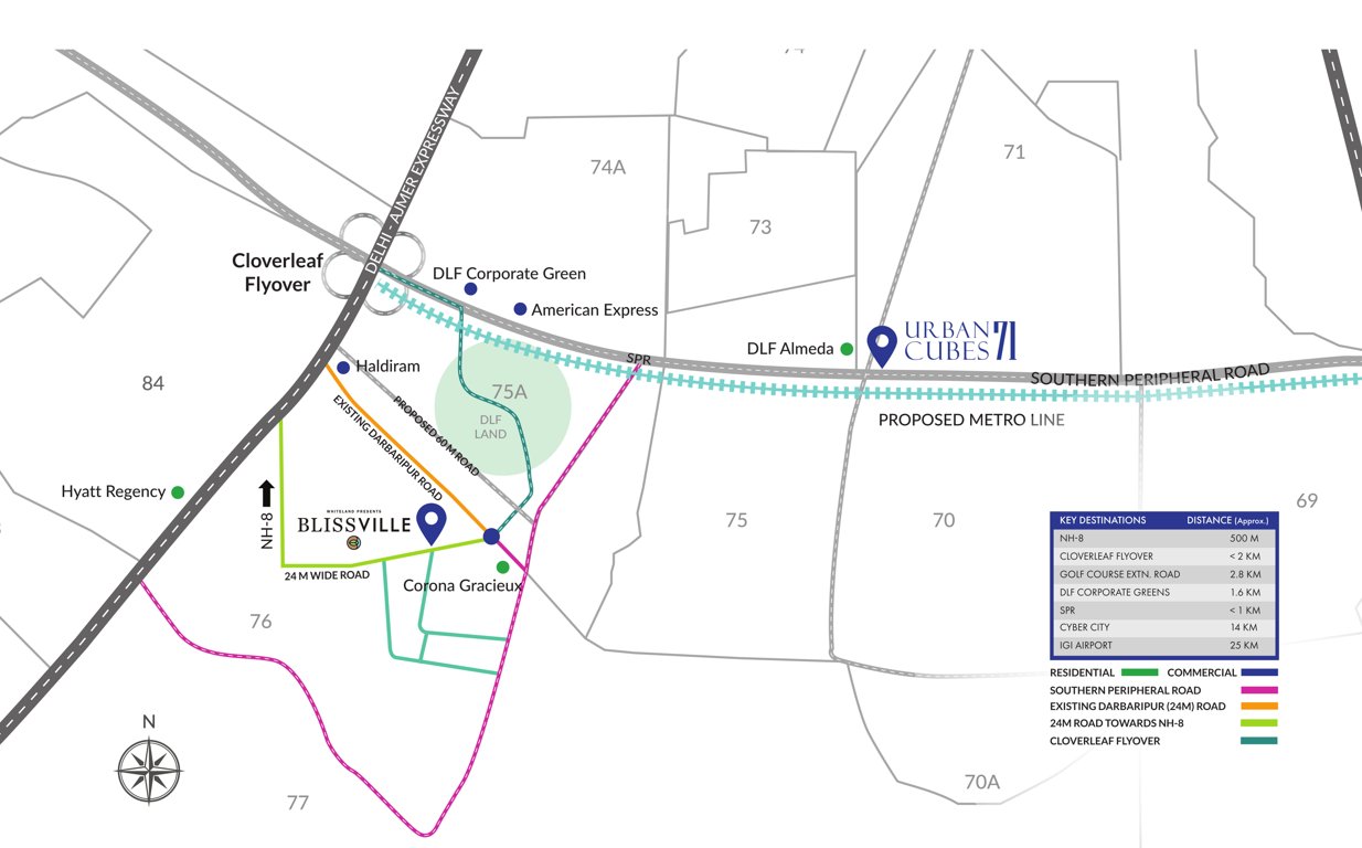  blissville Location Plan