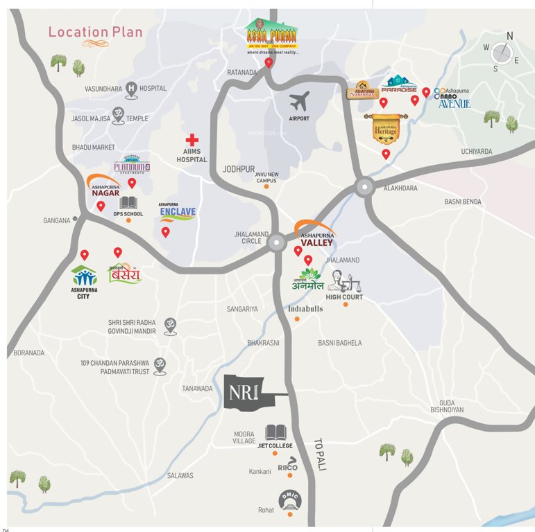 nri phase vii Location Plan
