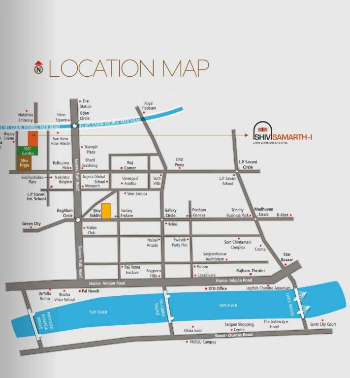  shiv samarth 1 Location Plan