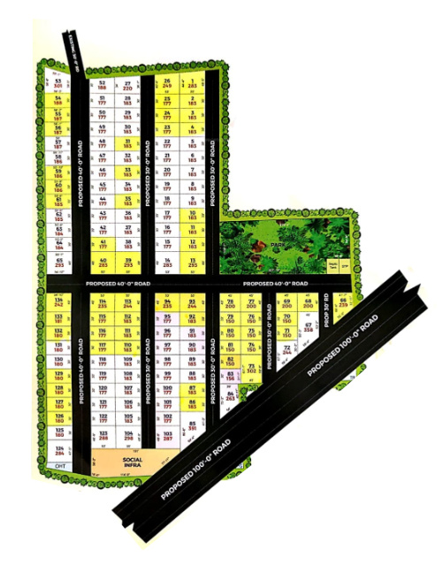  euphoria city Layout Plan