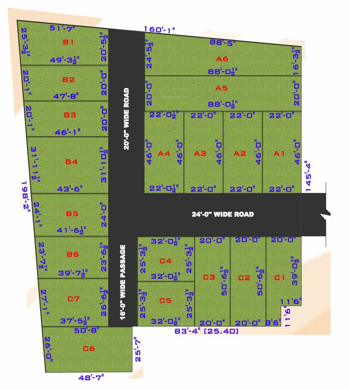 gardenia Layout Plan