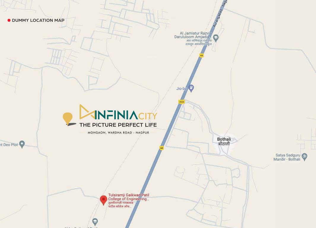 infinia city Location Plan