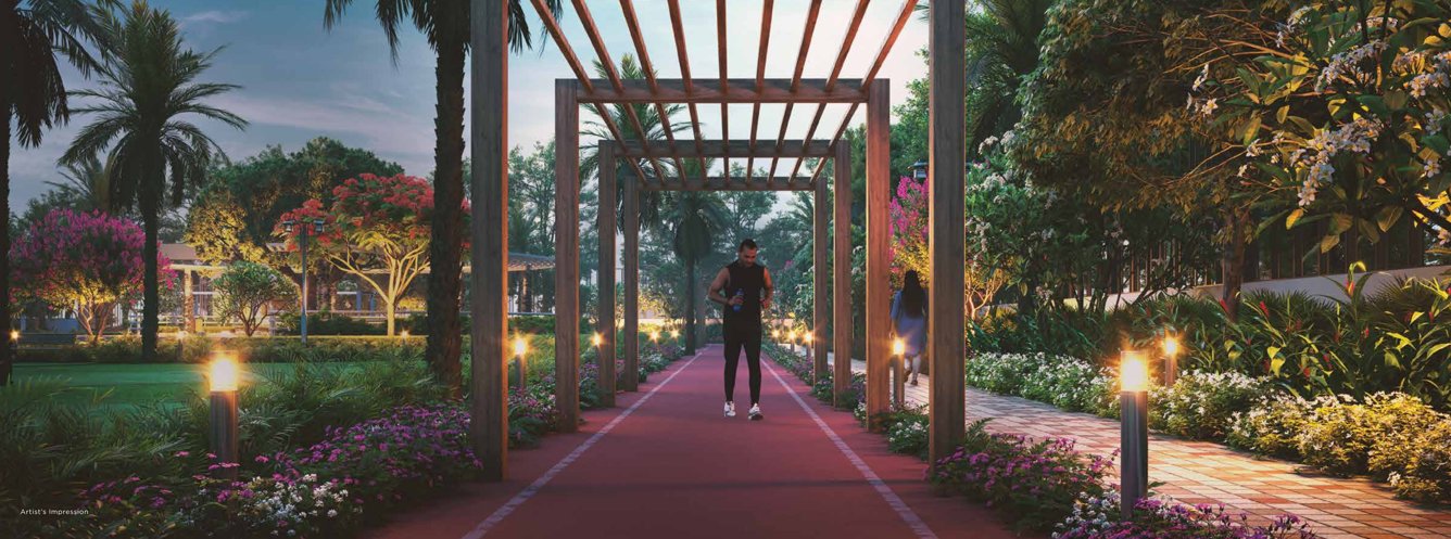 infinia city Jogging Track